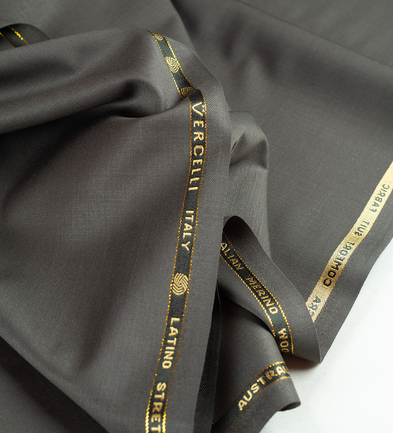 Stone Beige by Vercelli Italy (Unstitched Suiting Fabric)