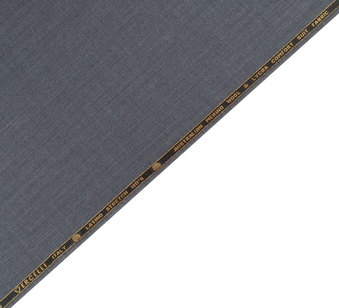 Charcoal Grey by Vercelli Italy (Unstitched Suiting Fabric)