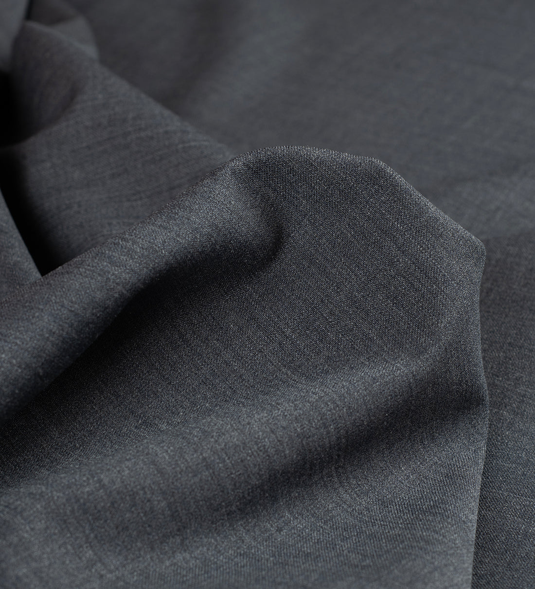 Charcoal Grey by Vercelli Italy (Unstitched Suiting Fabric)