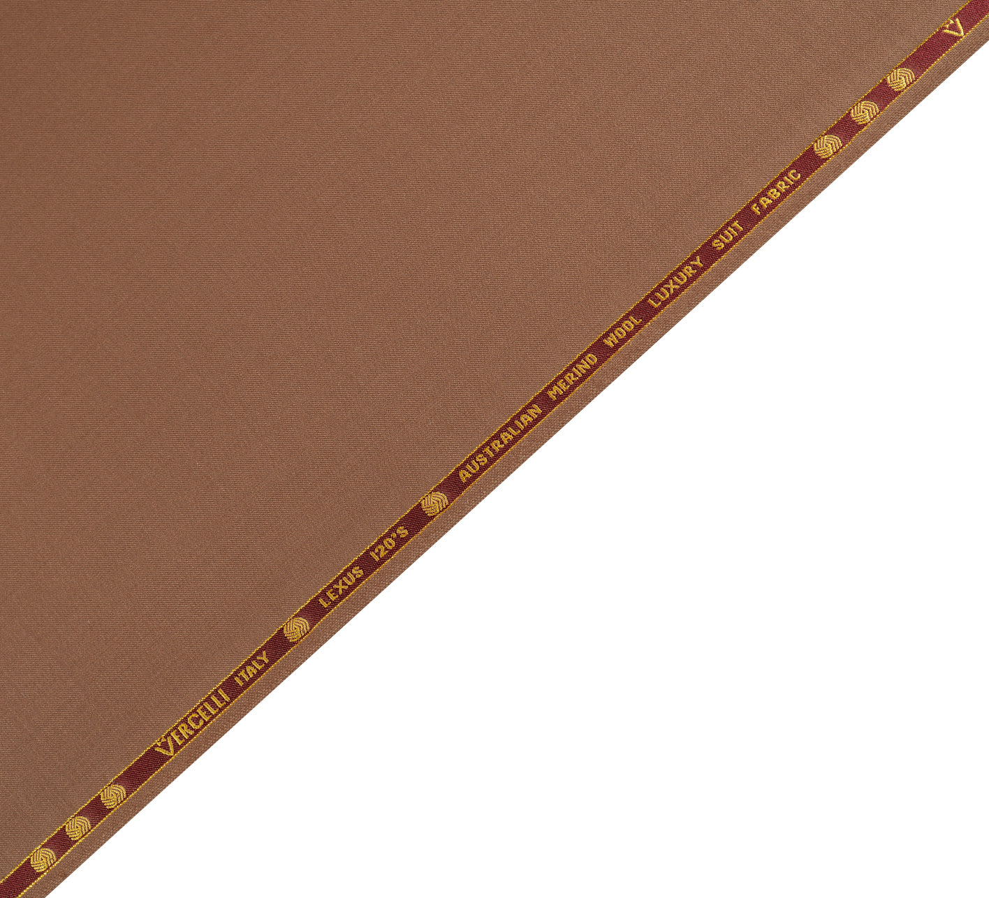Saddlewood by Vercelli Italy (Unstitched Suiting Fabric)