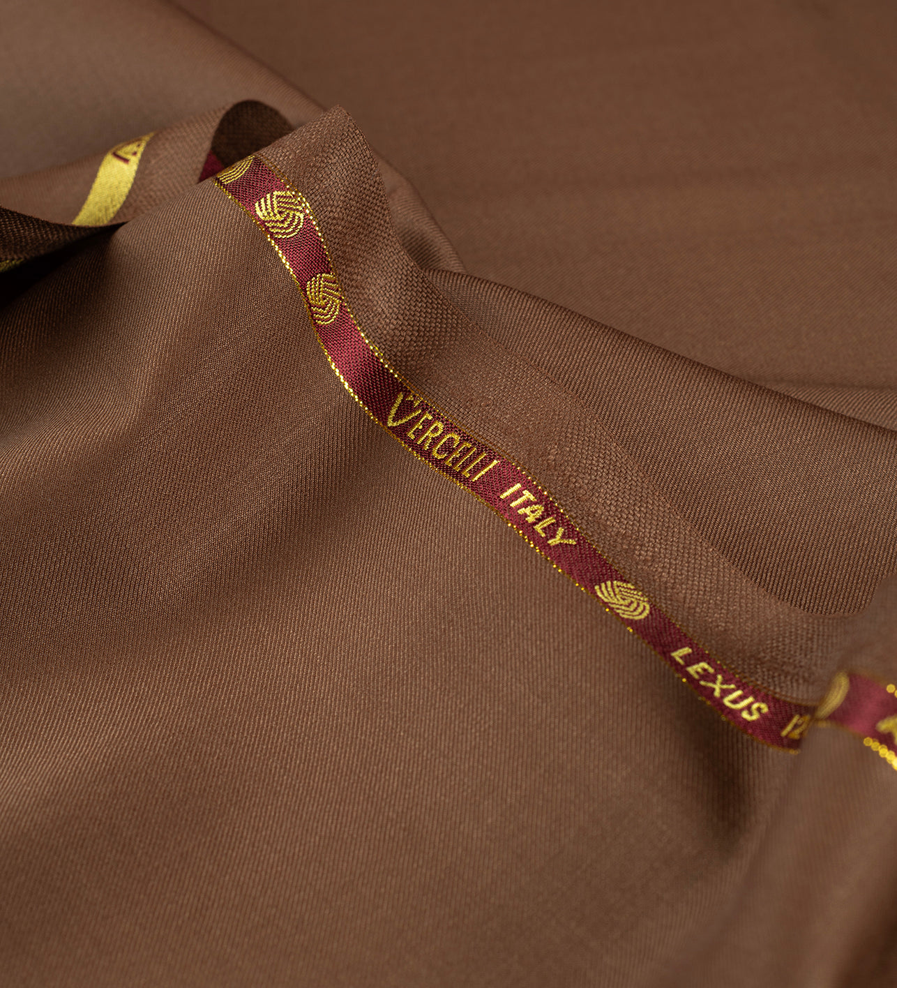 Saddlewood by Vercelli Italy (Unstitched Suiting Fabric)