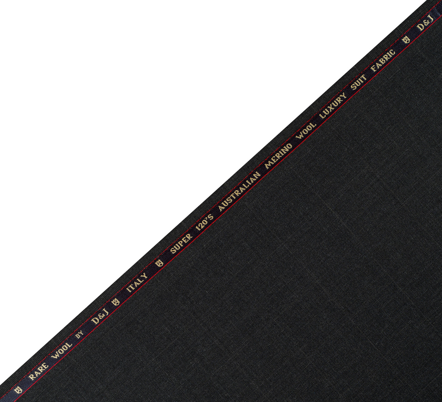 Monarch Charcoal Super 120's By Rare Wool (Unstitched Suiting Fabric)