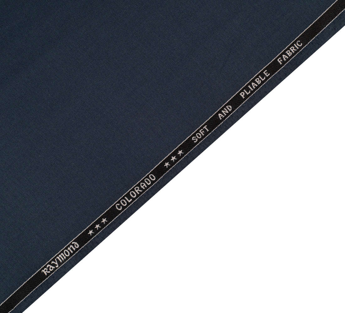 Obsidian Navy by Raymond (Unstitched Suiting Fabric)