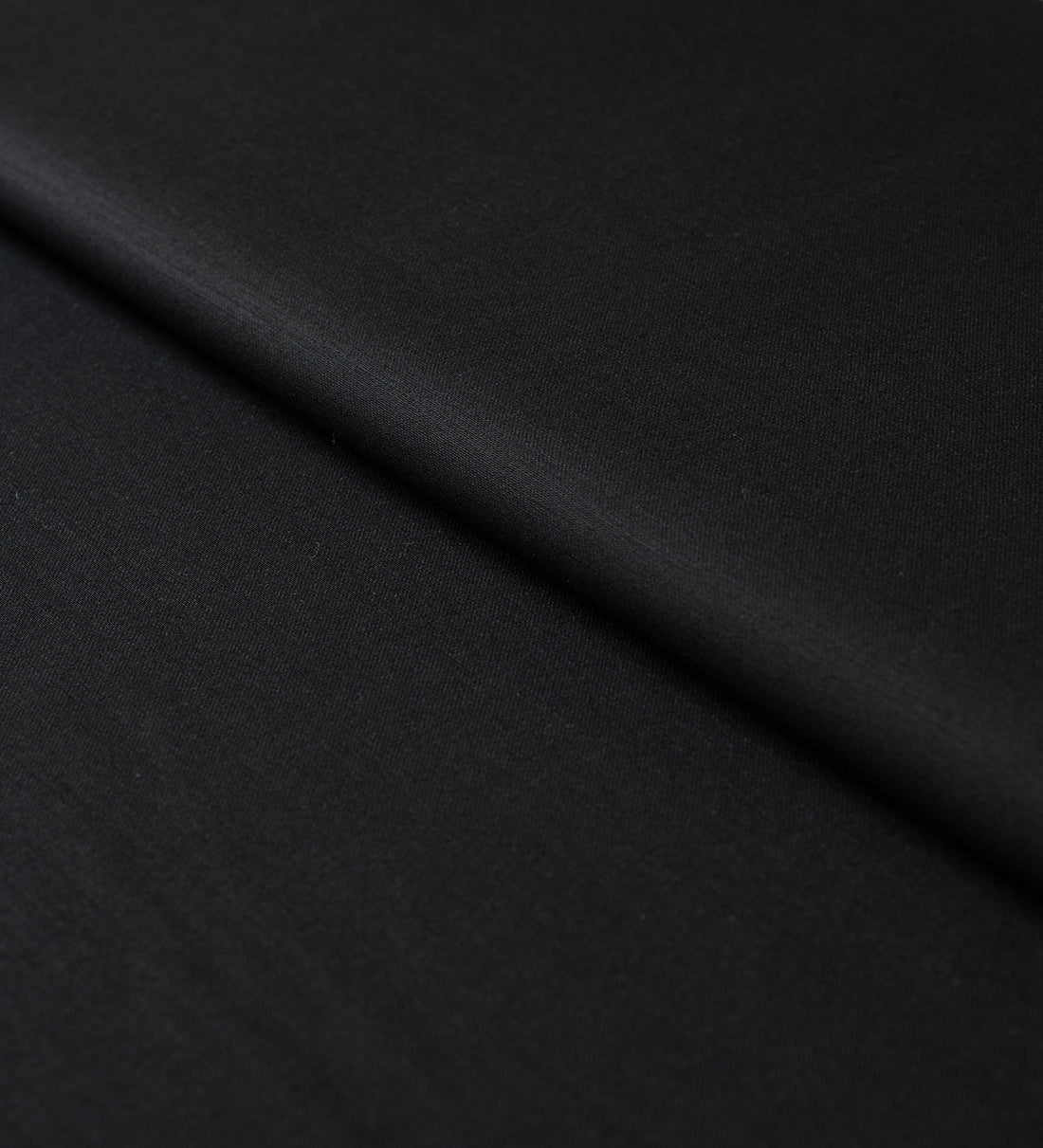 Jet Black by Vercelli Italy (Unstitched Suiting Fabric)