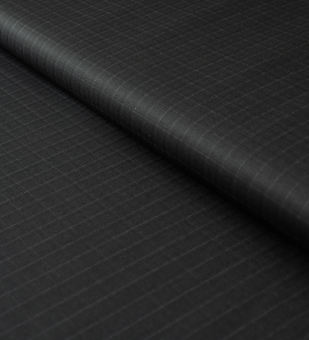 Black Grid by Raymond (Unstitched Suiting Fabric)