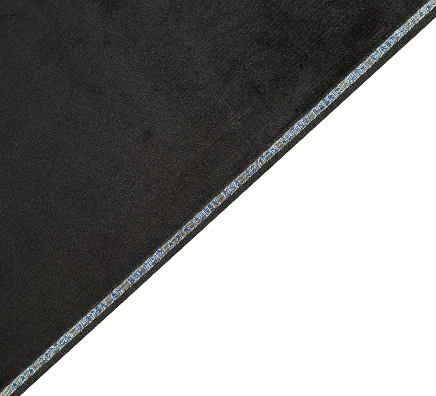 Black Coudray by Raymond (Unstitched Suiting Fabric)