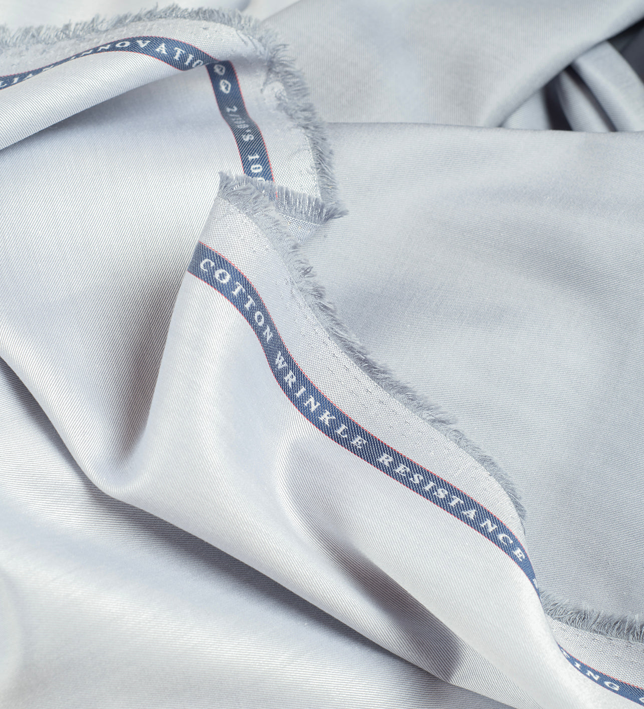 Silken Grey by Vercelli Italy (Unstitched Shirting Fabric)