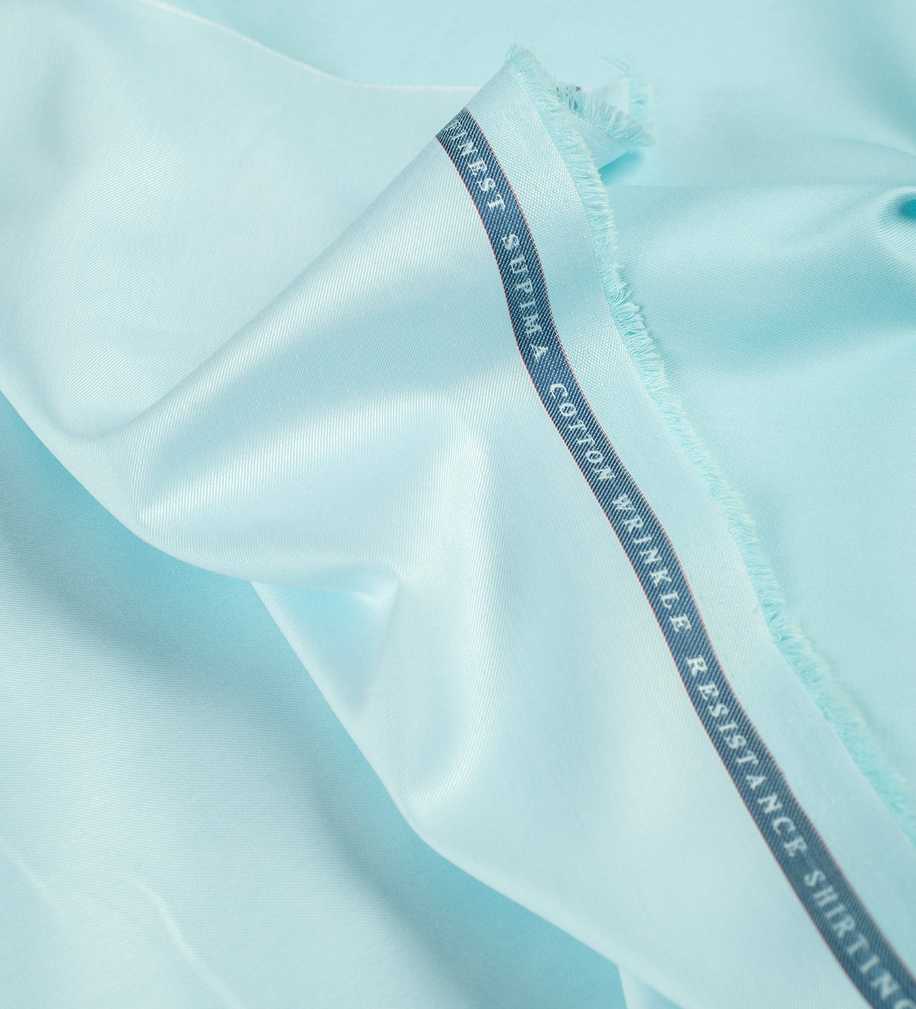 Glacier Blue by Vercelli Italy (Unstitched Shirting Fabric)