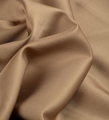 Hazelnut Silk by Vercelli Italy (Unstitched Shirting Fabric)