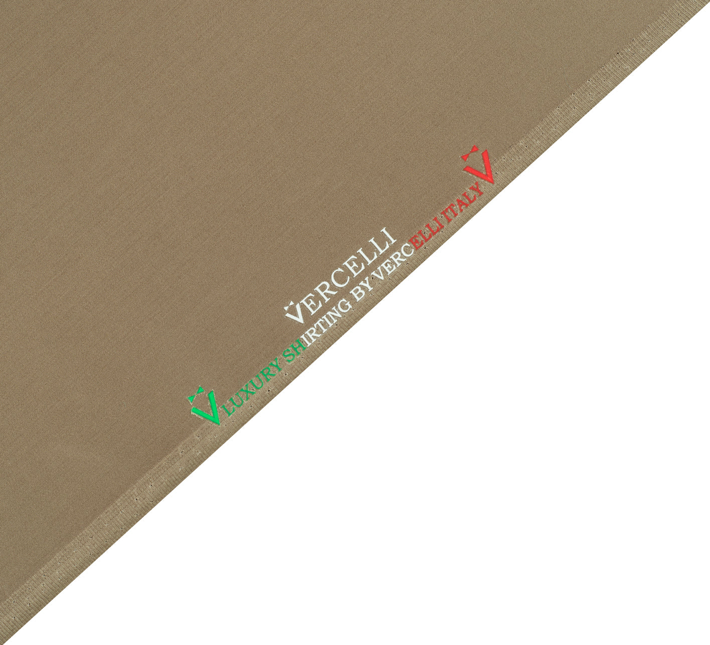 Sahara Tan by Vercelli Italy (Unstitched Shirting Fabric)