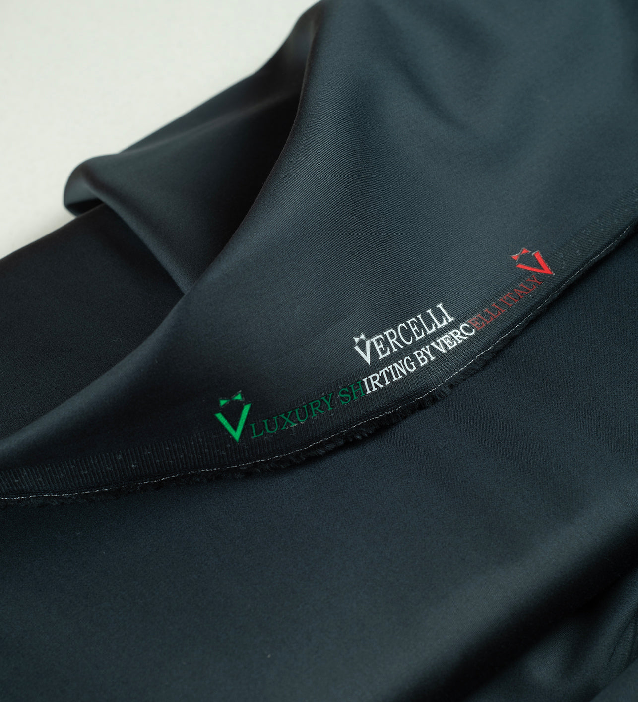 Gunmetal by Vercelli Italy (Unstitched Shirting Fabric)