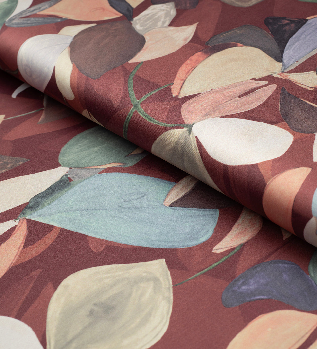 Burgundy Botanica by D&J ELITUS (Unstitched Shirting Fabric)