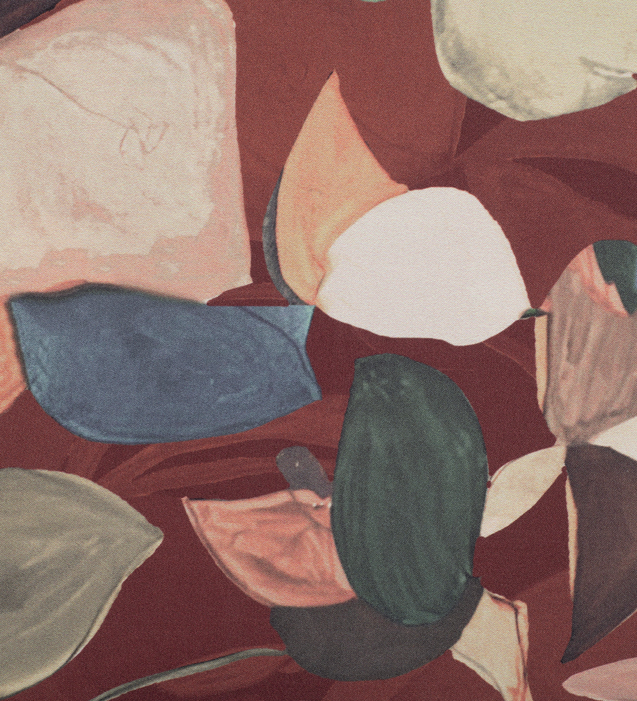 Burgundy Botanica by D&J ELITUS (Unstitched Shirting Fabric)