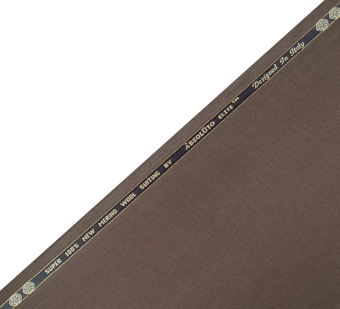 Tobacoo Brown by Absoluto (Unstitched Suiting Fabric)
