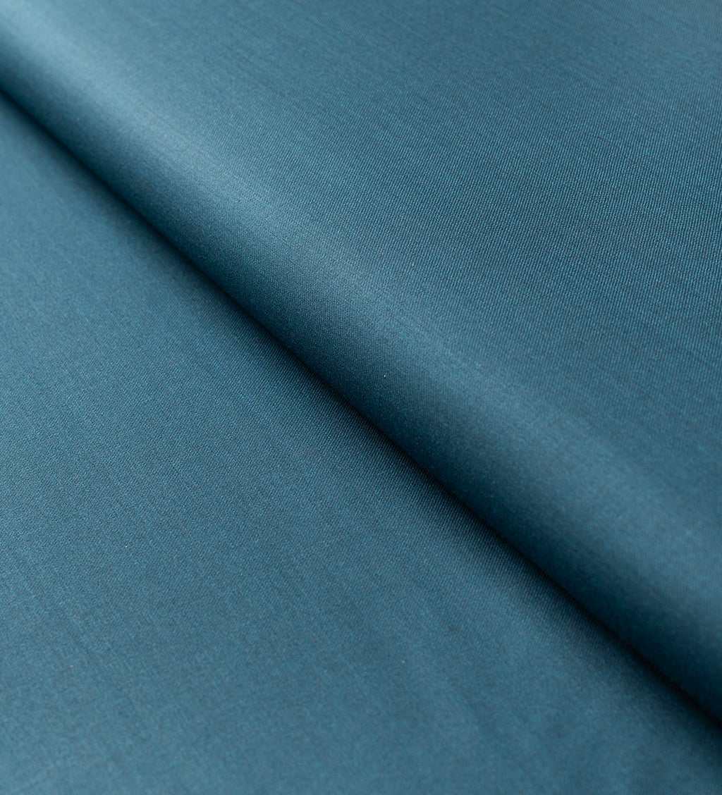 Teal Blue by Absoluto (Unstitched Suiting Fabric)