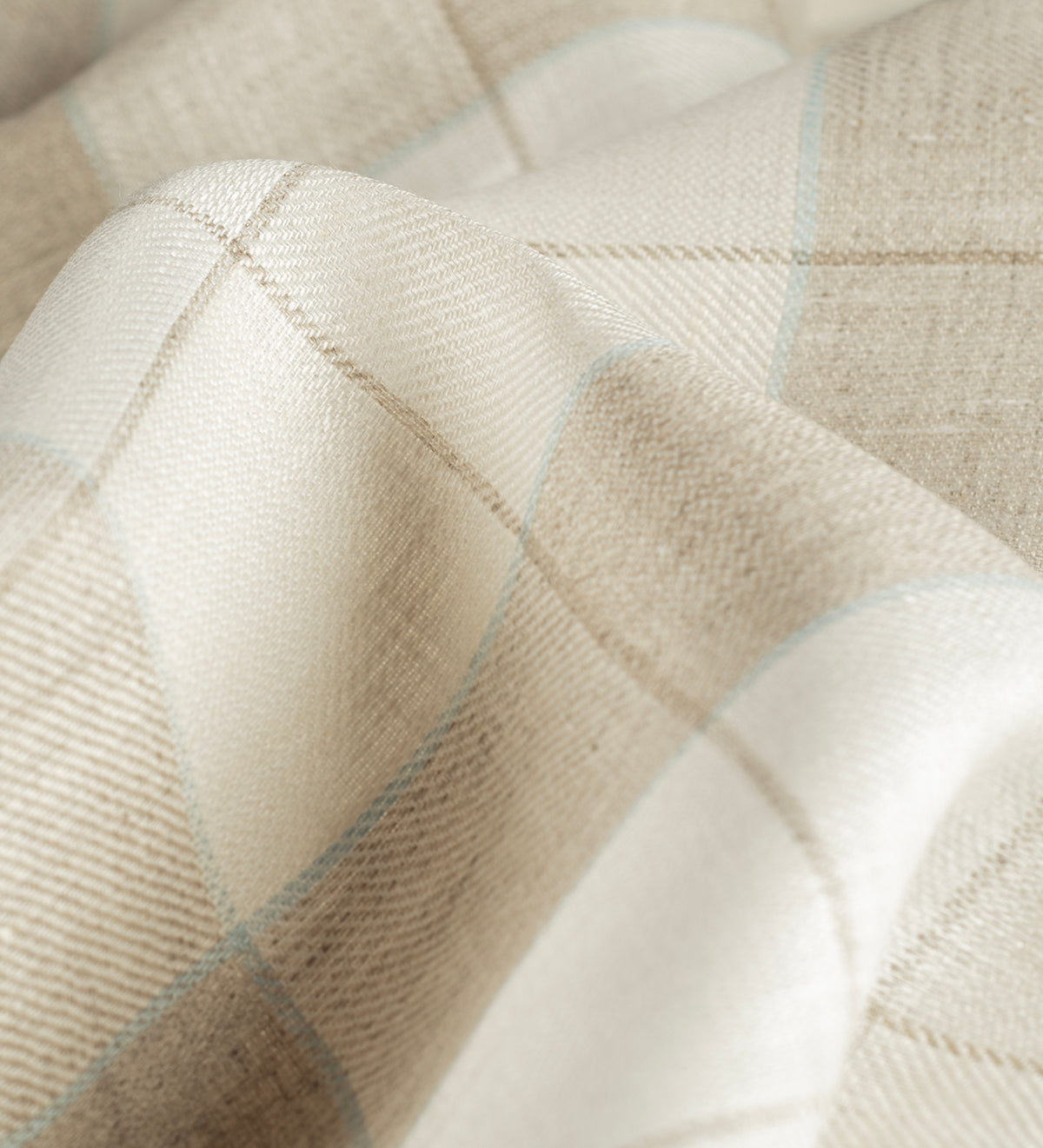 Sandstone Caramel Pinstripes by Linen vogue (Unstitched Shirting and Kurta Fabric)