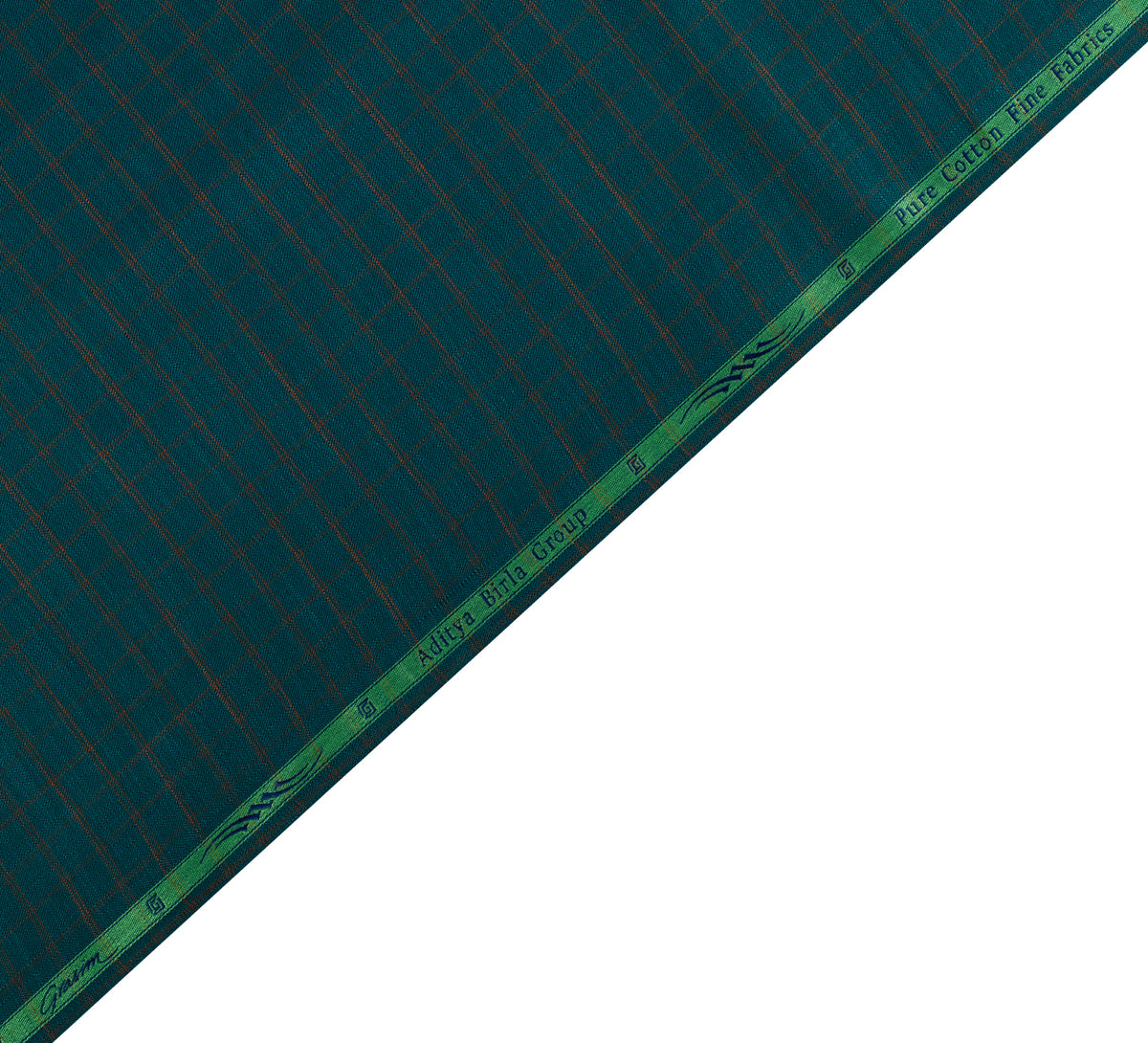Teal Royale by Grasim (Unstitched Shirting and Kurta Fabric)