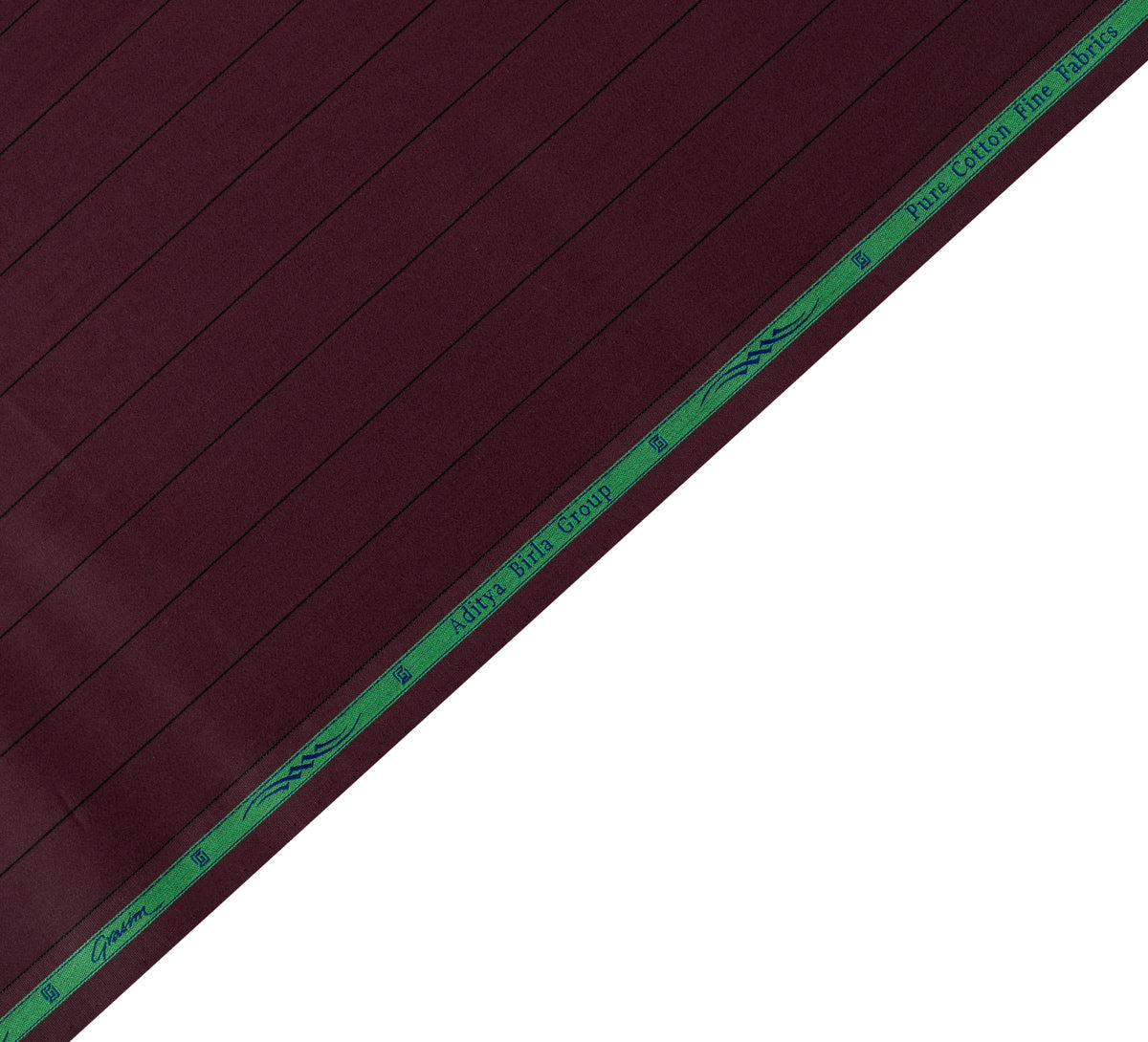 Royal Burgundy Wave by Grasim (Unstitched Shirting and Kurta Fabric)