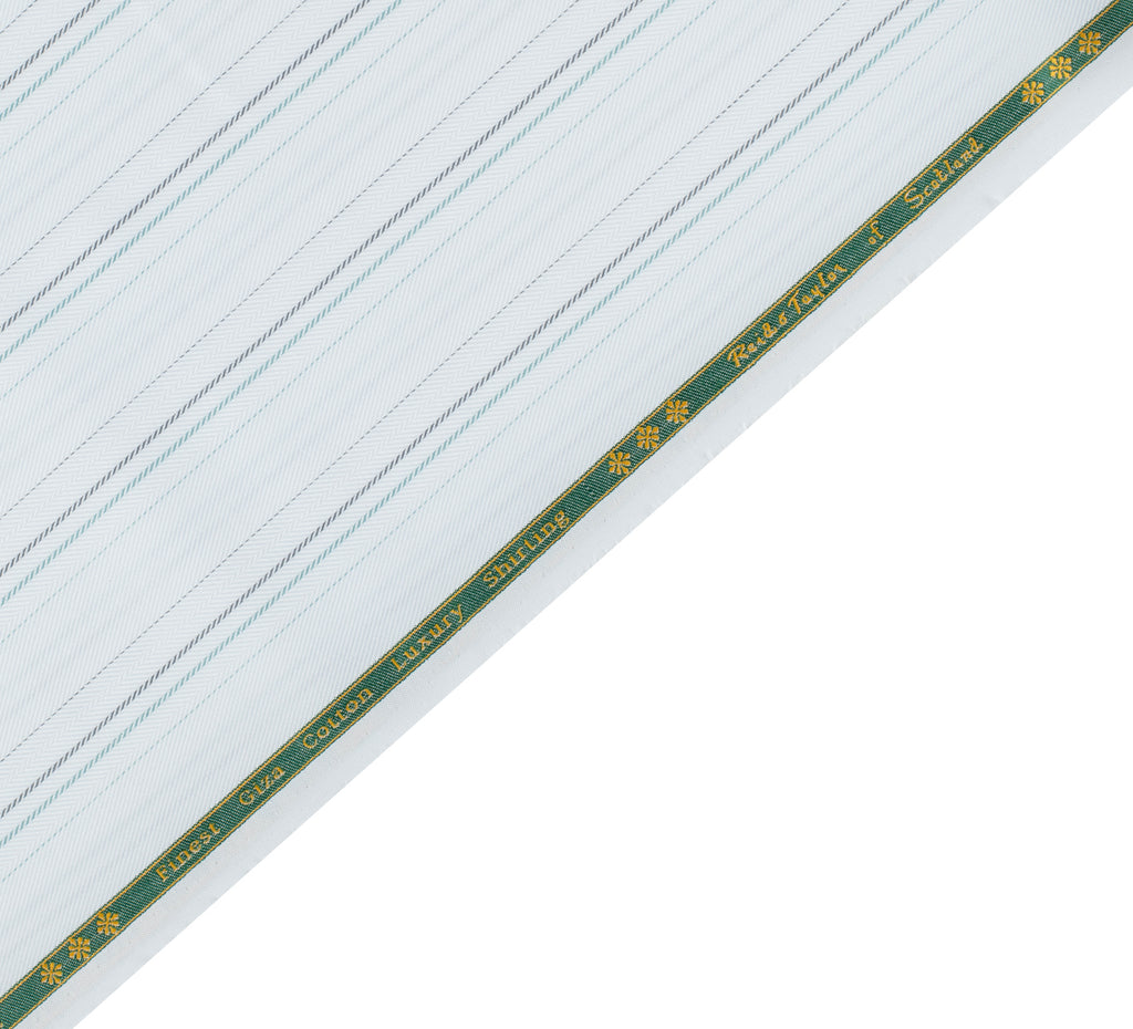 Silver Aqua by Reid & Taylor (Unstitched Shirting Fabric)