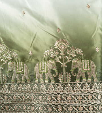 Sage Royale Heritage (Unstitched Ethnic Fabric)