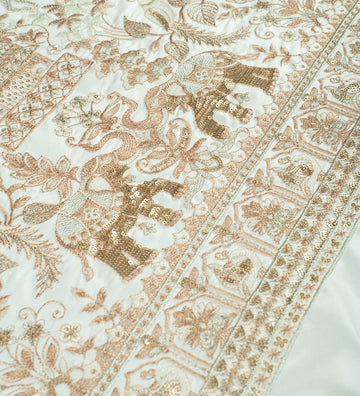 Ivory Royale Heritage (Unstitched Ethnic Fabric)