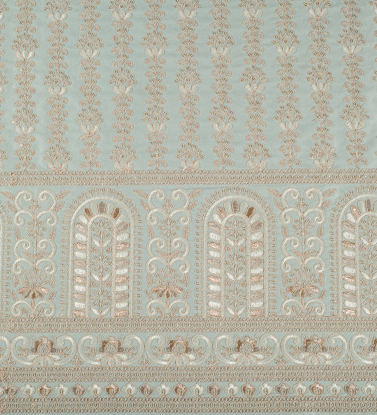 Royal Viridian (Unstitched Ethnic Fabric)