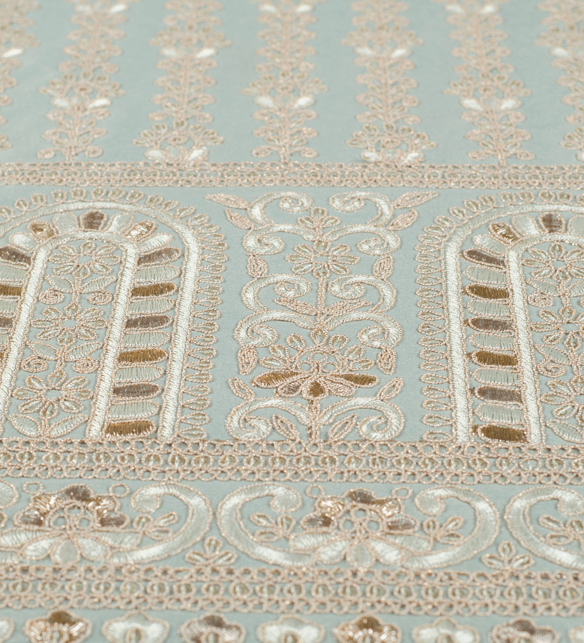 Royal Viridian (Unstitched Ethnic Fabric)
