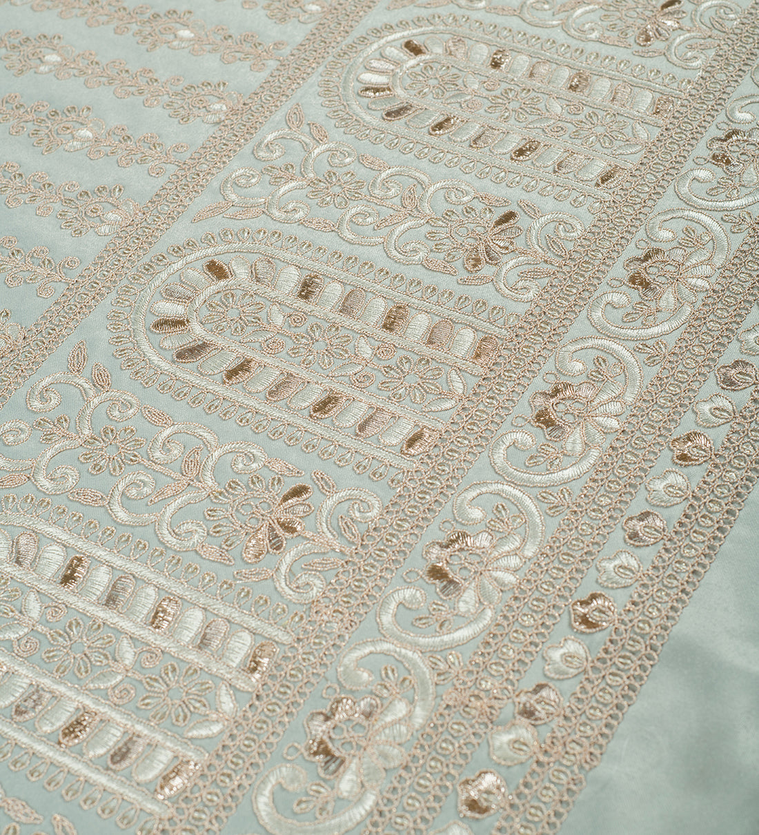 Royal Viridian (Unstitched Ethnic Fabric)