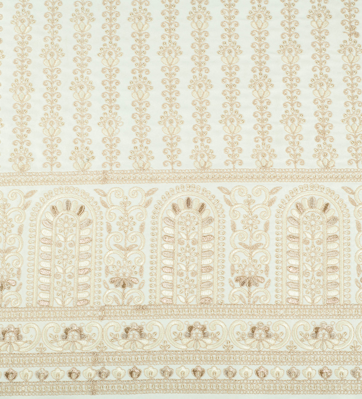 Shahi Safed (Unstitched Ethnic Fabric)