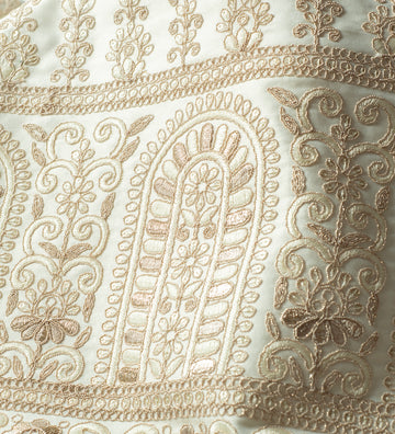 Shahi Safed (Unstitched Ethnic Fabric)