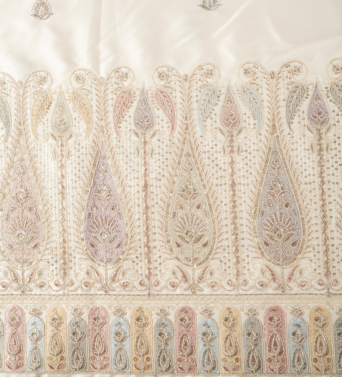 Ivory Royale (Unstitched Ethnic Fabric)