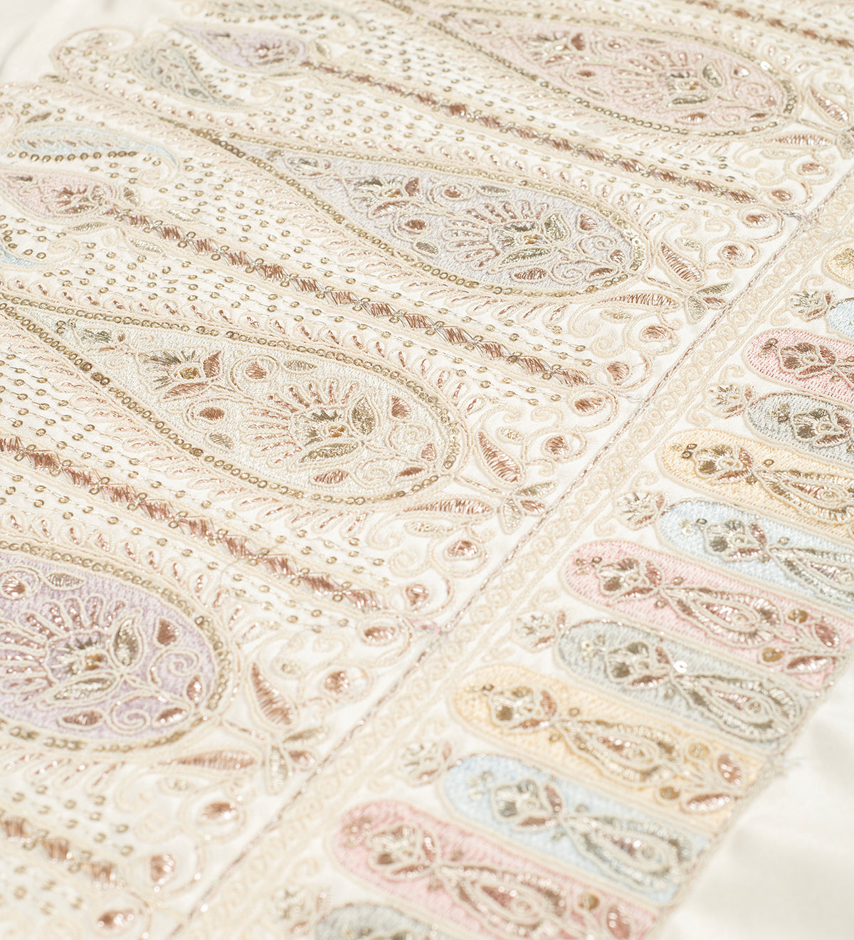 Ivory Royale (Unstitched Ethnic Fabric)