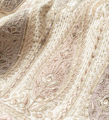 Ivory Royale (Unstitched Ethnic Fabric)