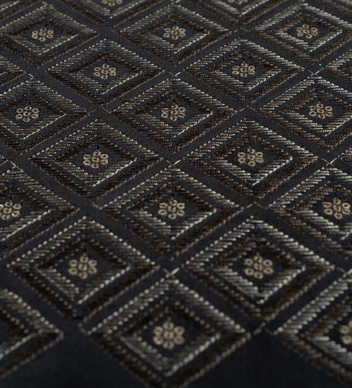 Onyx Royale (Unstitched Ethnic Fabric)