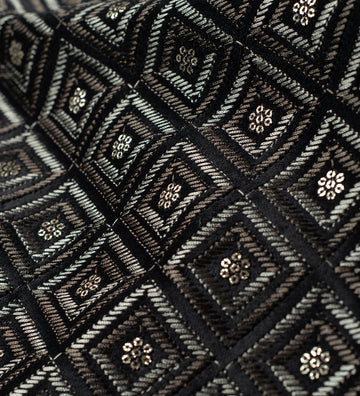 Onyx Royale (Unstitched Ethnic Fabric)