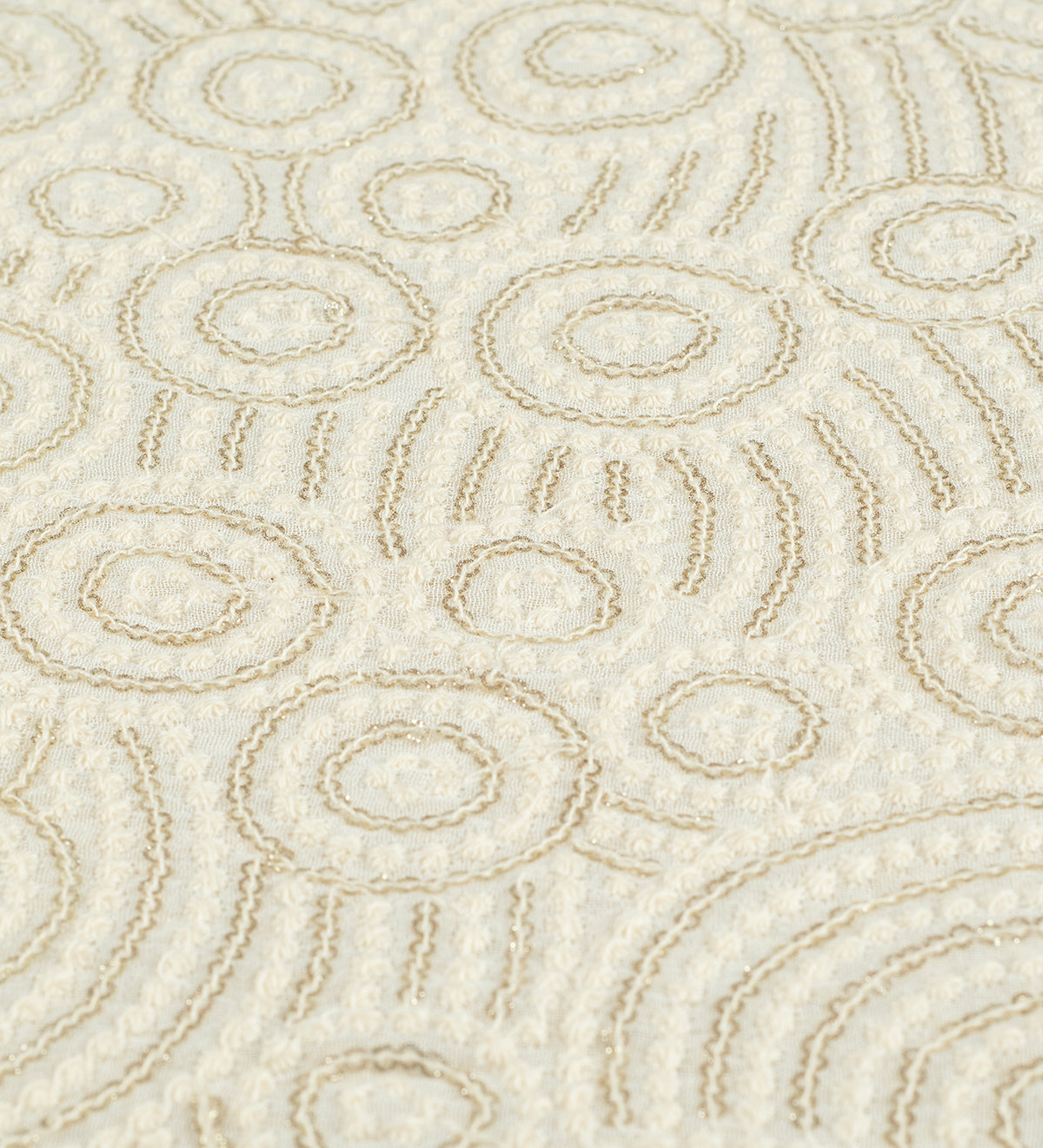 Écru Lumière (Unstitched Ethnic Fabric)
