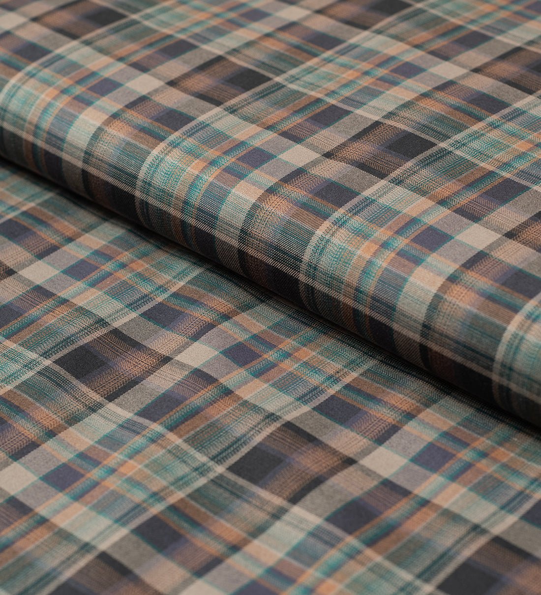 Highland Ember by Zermatti (Unstitched Shirting and Kurta Fabric)