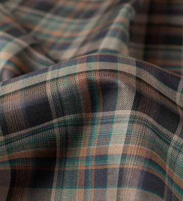 Highland Ember by Zermatti (Unstitched Shirting and Kurta Fabric)