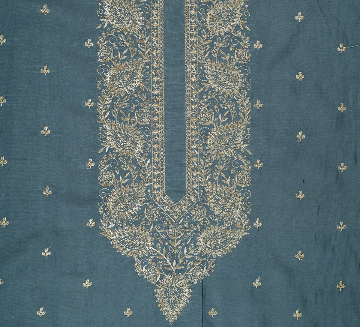 Azure Zari by B-Posh (Unstitched Ethnic Fabric) (SET)
