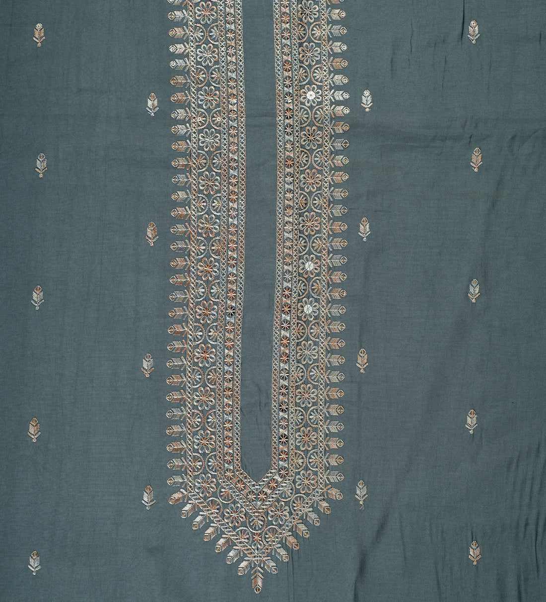 Midnight Slate by B-Posh (Unstitched Ethnic Fabric) (SET)