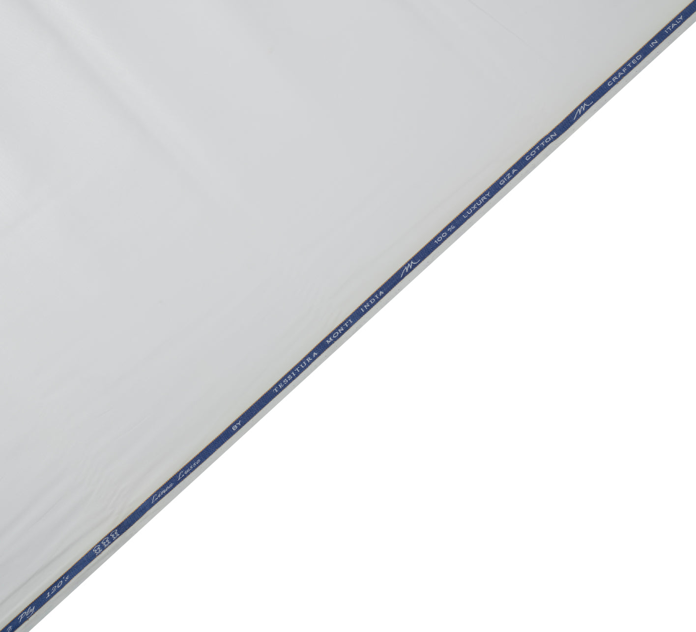 White 2/120 by Tessitura Monti (Unstitched Shirting Fabric)