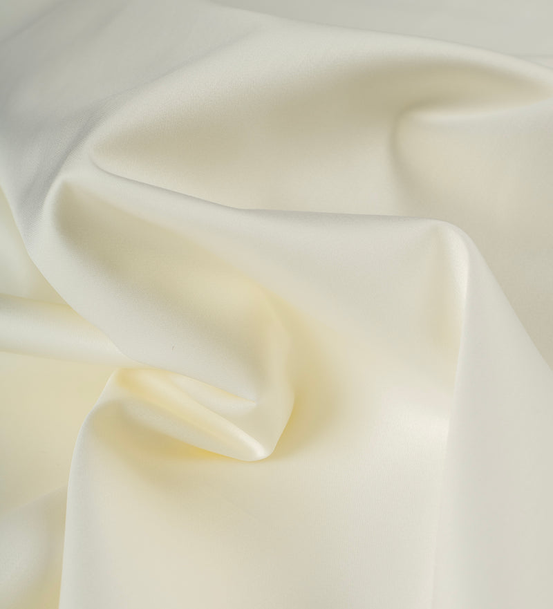 Cream cotton fabric