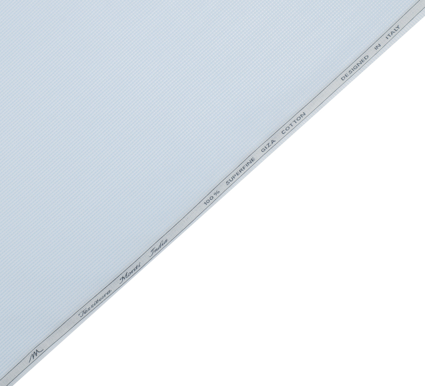 Crystal Blue by Tessitura Monti (Unstitched Shirting Fabric)