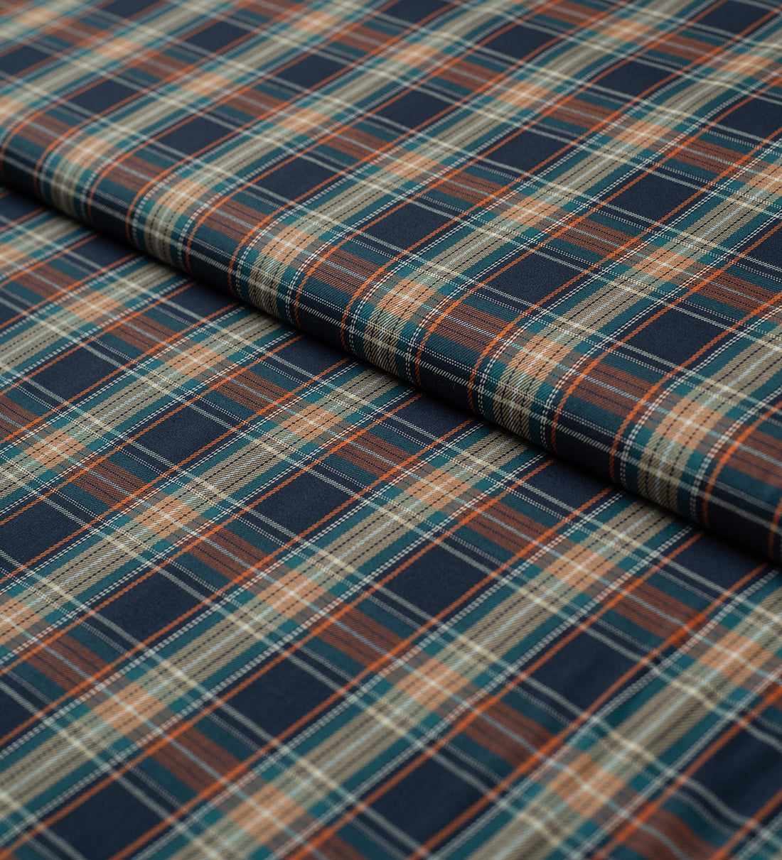 Burnished Check by Raymond De Eterno (Unstitched Shirting Fabric)