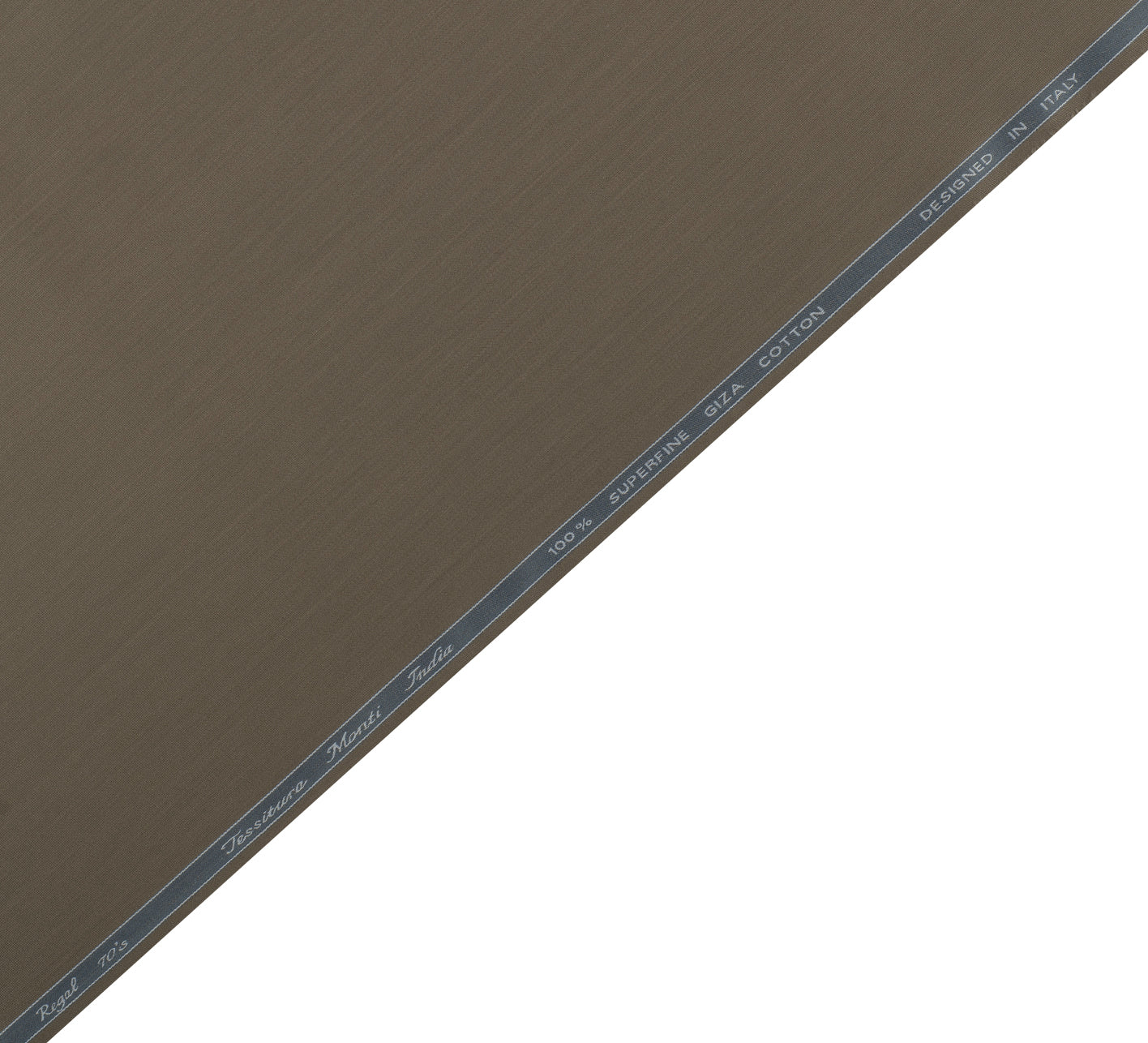 Taupe Brown by Tessitura Monti (Unstitched Shirting Fabric)