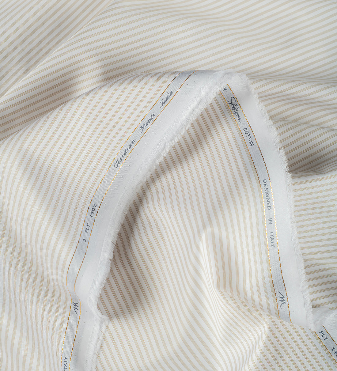 Almond Veil by Tessitura Monti (Unstitched Shirting Fabric)