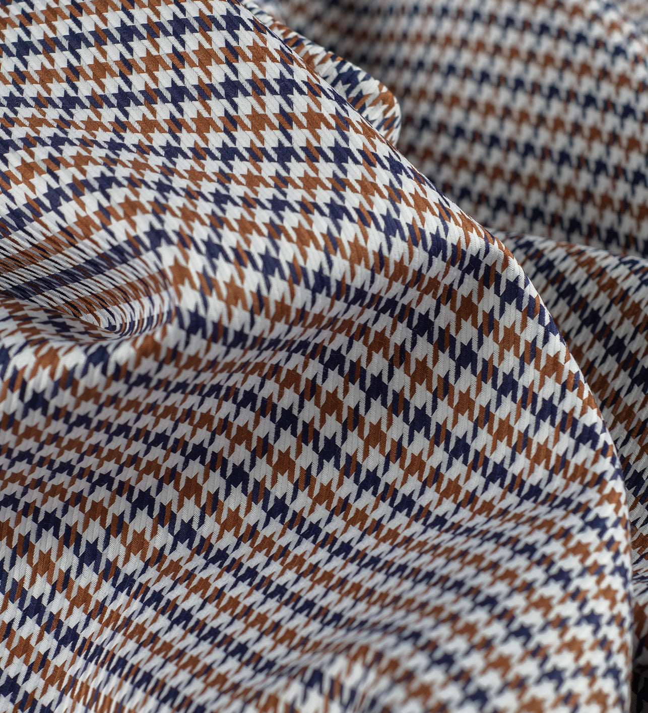 Kensington Houndstooth  by Tessitura Monti (Unstitched Shirting Fabric)