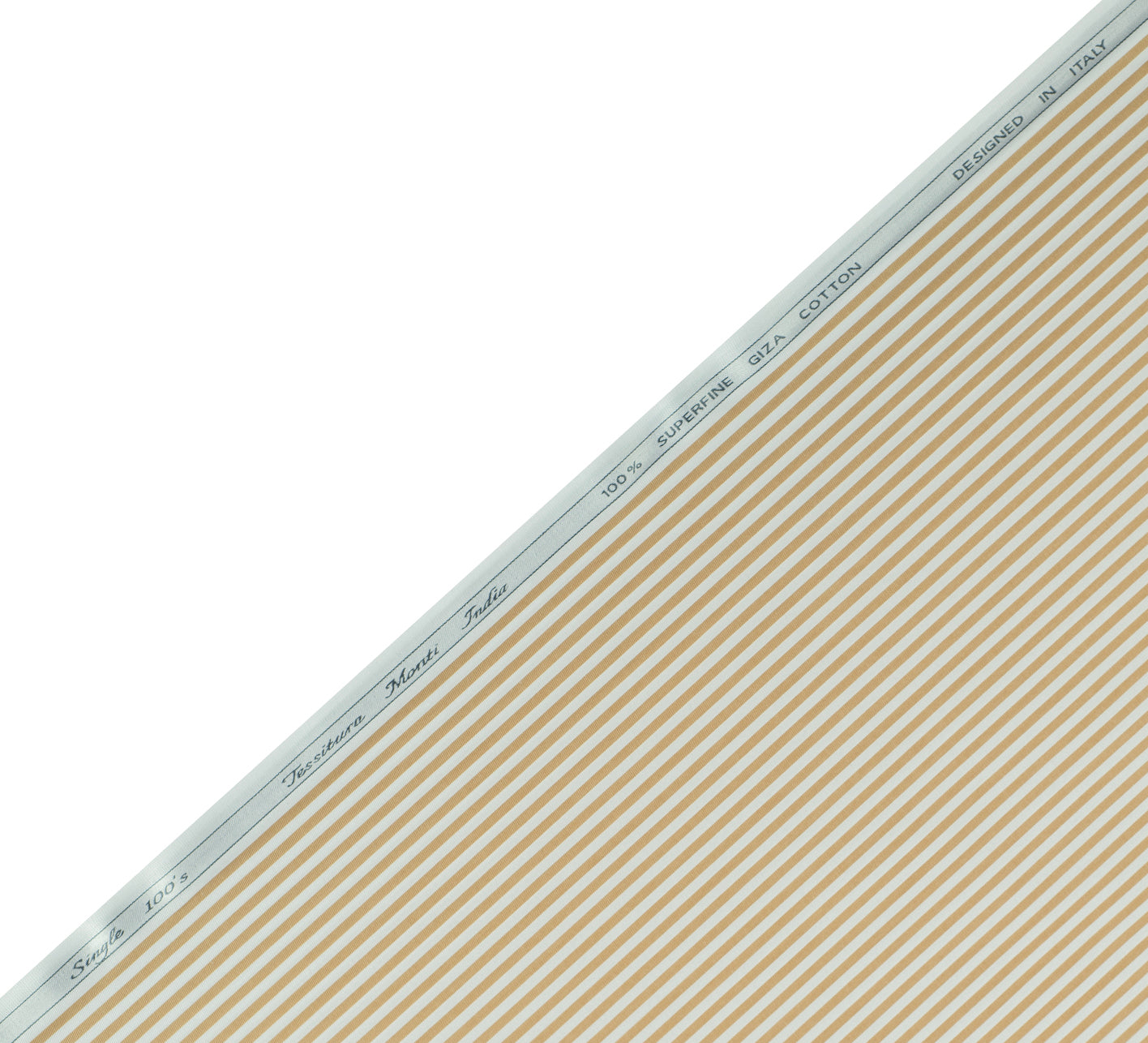 Camel Stripe by Tessitura Monti (Unstitched Shirting Fabric)