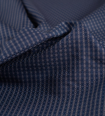 Astral Navy by Giza House By Soktas (Unstitched Shirting Fabric)
