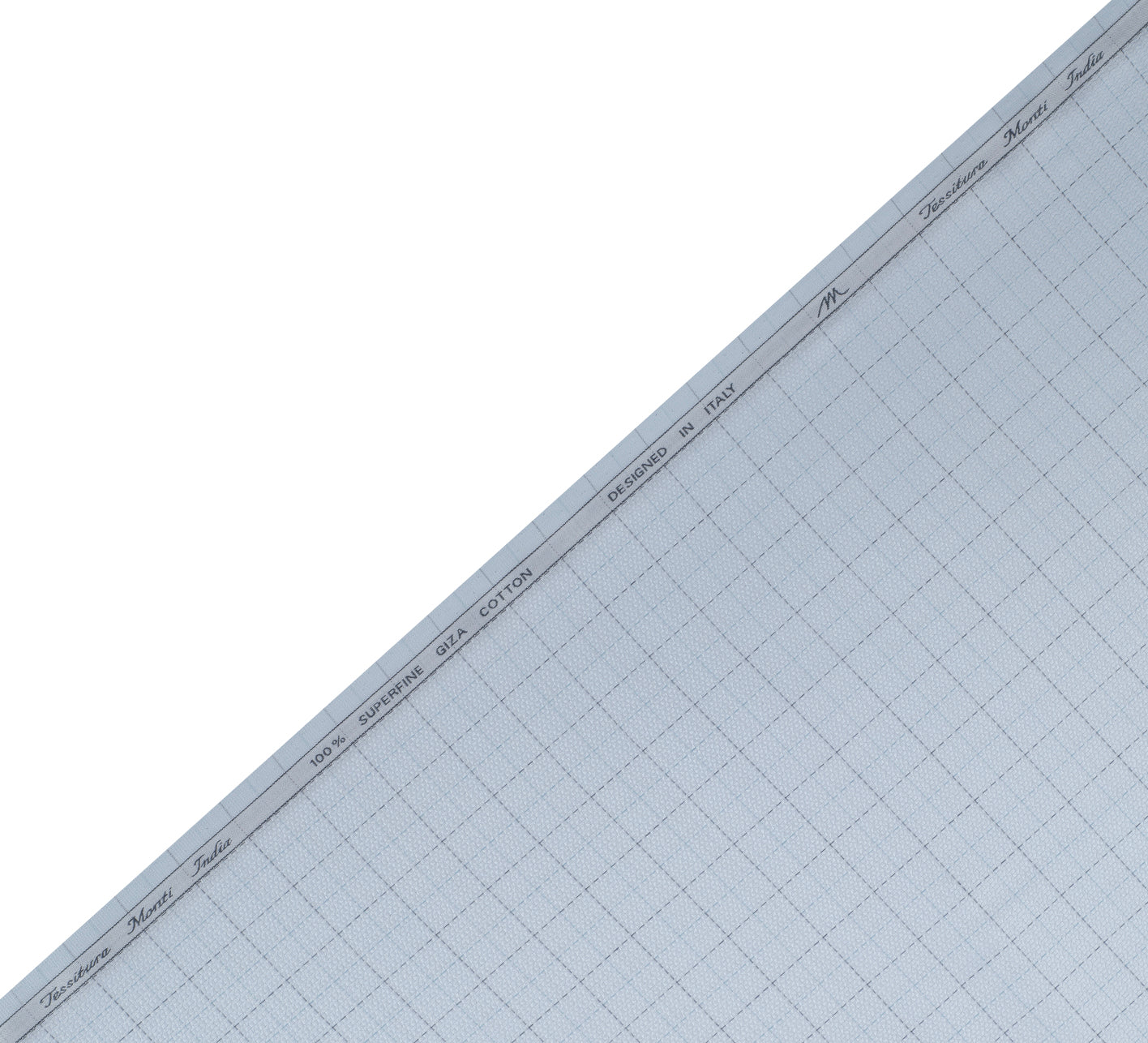 Glacier Grid by Tessitura Monti (Unstitched Shirting Fabric)